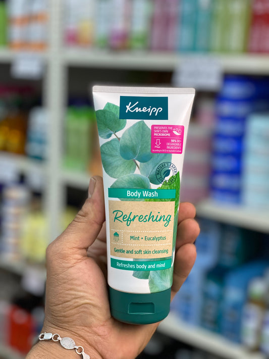 Kneipp Refreshing Body Wash with Mint and Eucalyptus. 200ml