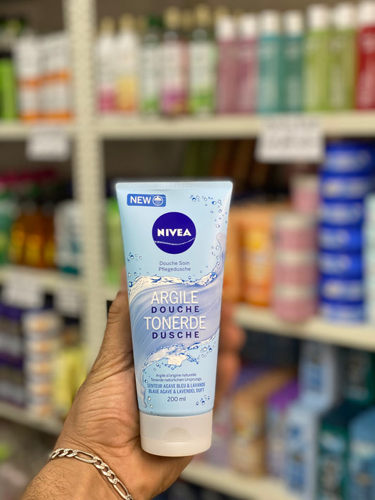 NIVEA Clay Care Shower – Blue Agave & Lavender. 200ml