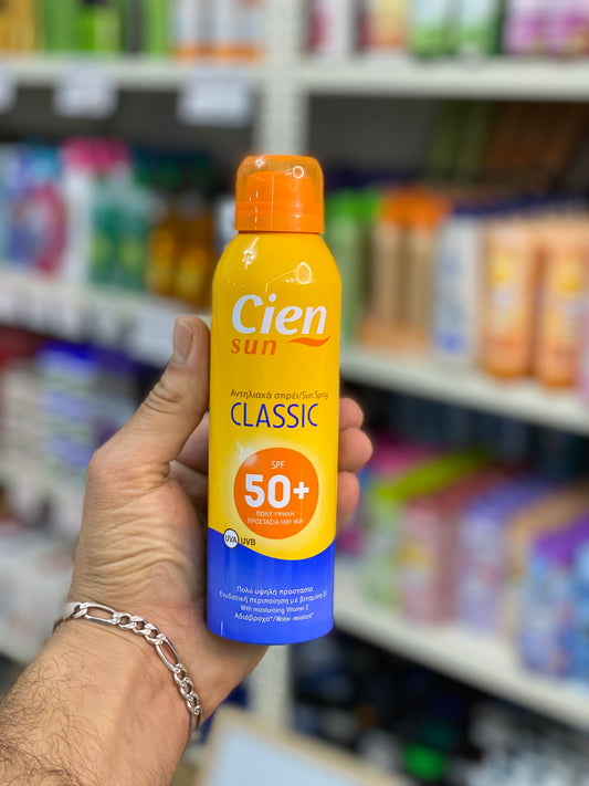 Cien Sun Spray Classic SPF 50+ very high protection UVA/UVB. 150ml
