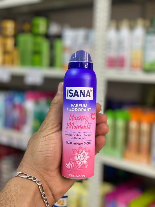 ISANA PARFUM DEODORANT Happy Moments 0% Aluminium (ACH)