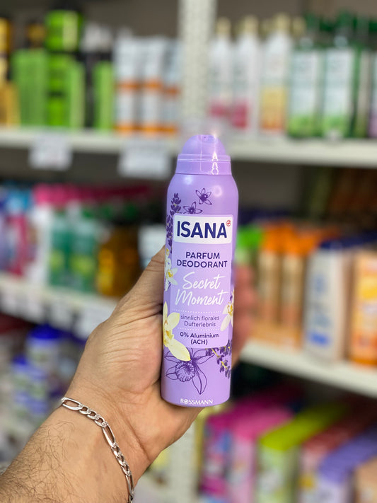 ISANA PARFUM DEODORANT Secret Moment 0% Aluminium (ACH)