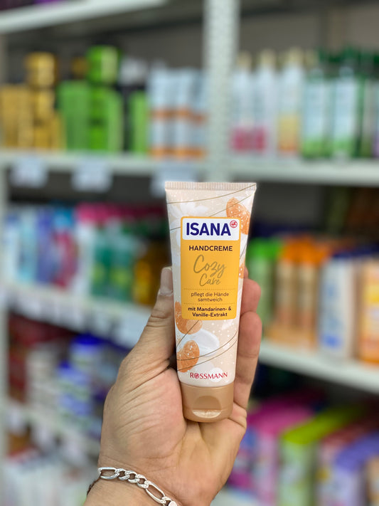 ISANA HANDCREME Cozy Care with Mandarinen- & Vanille-Extract. 75ml