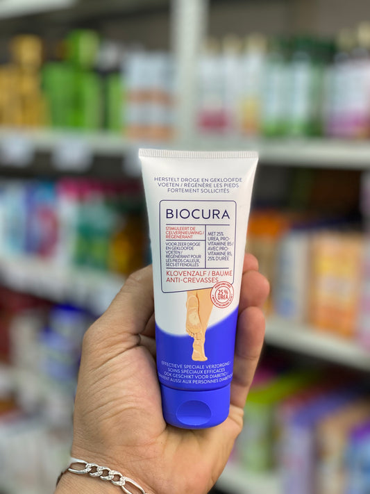 BIOCURA foot cream with 25% UREA, PROVITAMINE B5