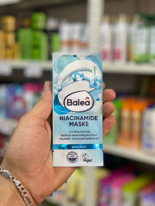 Balea NIACINAMIDE /4% Niacinamide 8ml x2 mask.