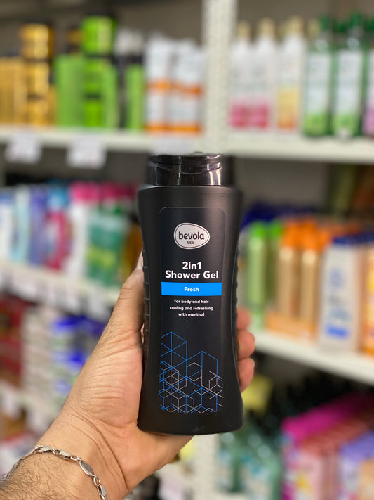 bevola MEN 2in1 Shower Gel Fresh for body and hair. 300 ml
