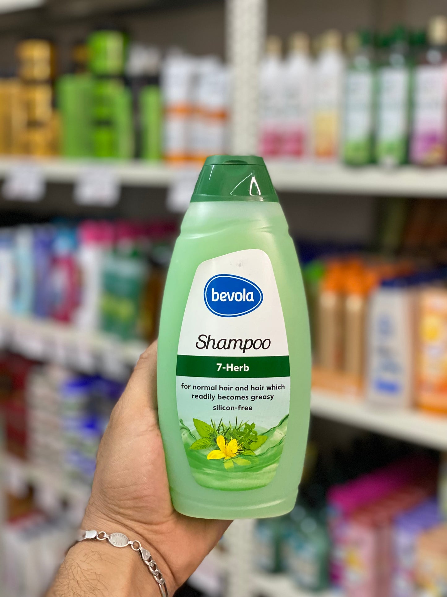 bevola Shampoo 7-Herb for normal hair and greasy hair. 500ml