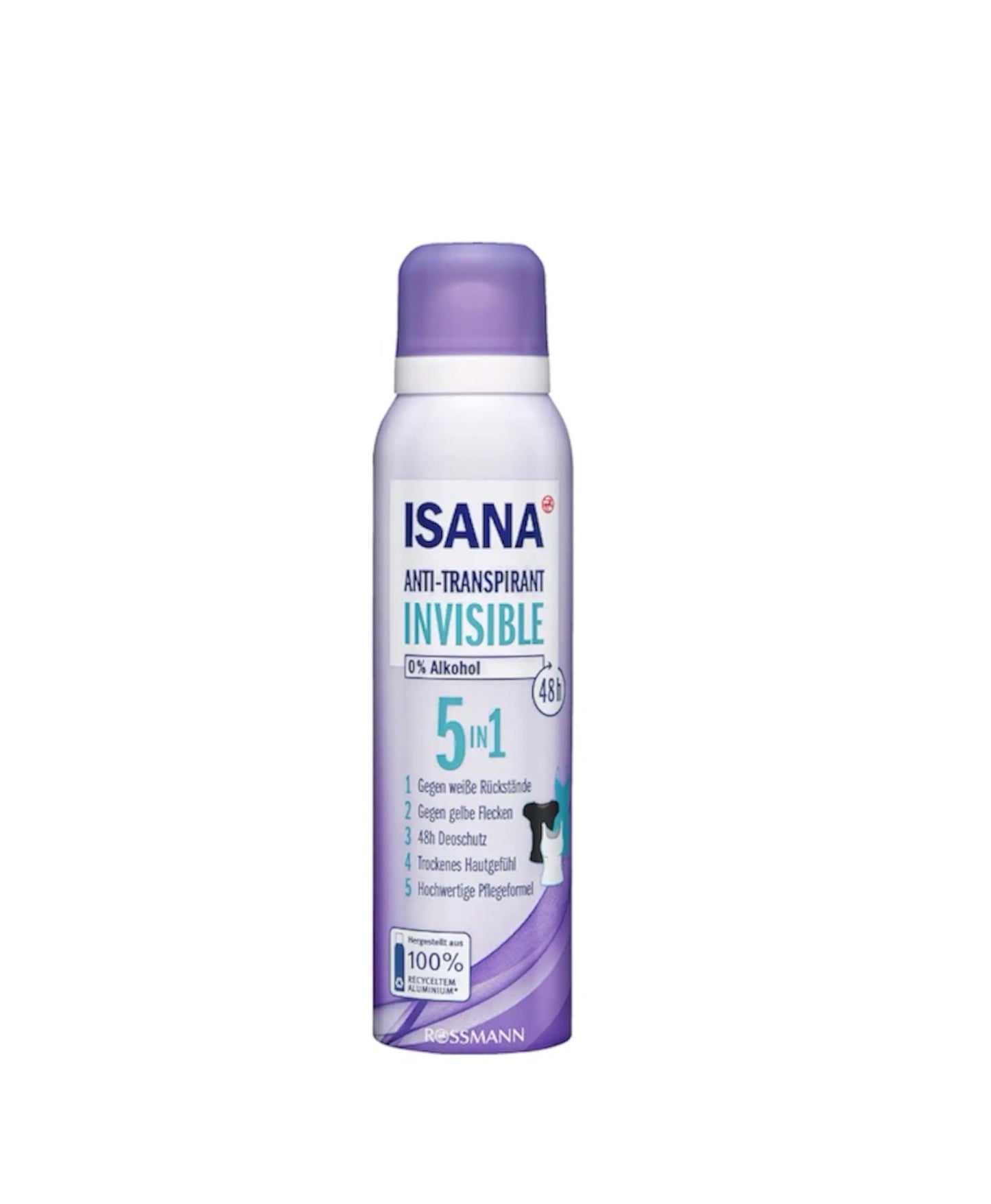 Isana Invisible 5IN1 Deo Spray For Women. 150ml