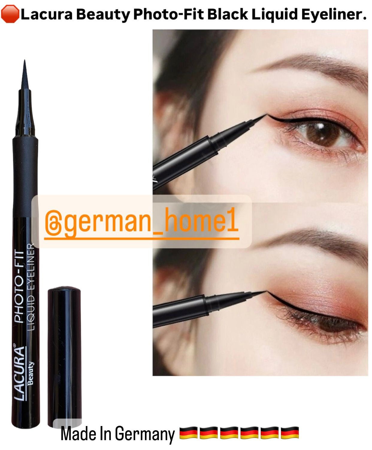 Lacura Beauty Photo-Fit Black Liquid Eyeliner.